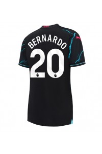 Manchester City Bernardo Silva #20 Jalkapallovaatteet Naisten Kolmaspaita 2023-24 Lyhythihainen